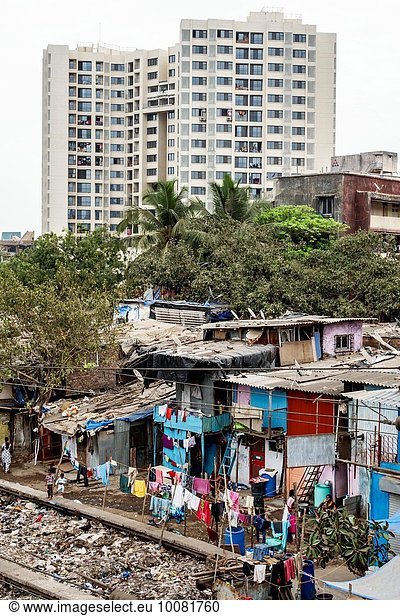 India India Asian Mumbai Dharavi Shahu Nagar Droits Gérés