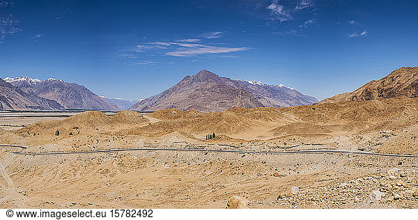 India  Jammu and Kashmir  Ladakh  Nubra Valley  Nubra Valley  Mountain landscape