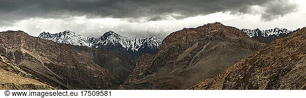India  Ladakh  Panoramic view of Himalayas