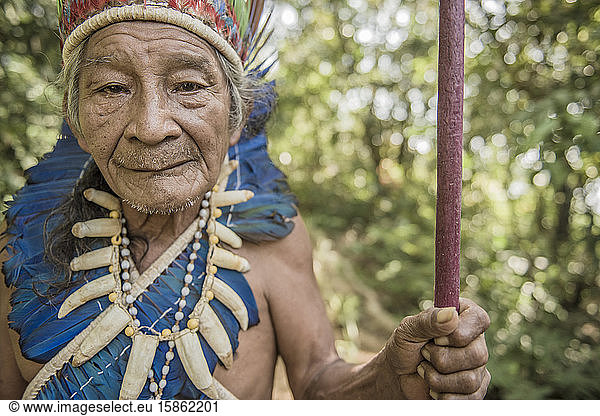 Indigenous healer at Dessana Village