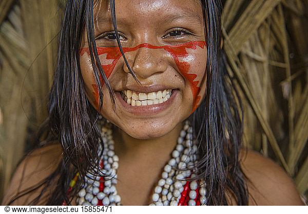 Indigenous woman at Dessana Village