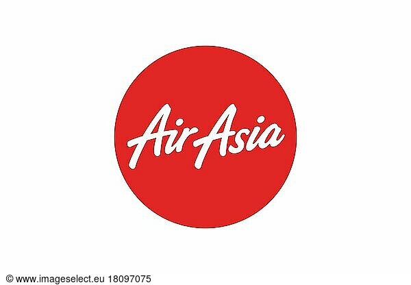 Indonesia AirAsia  Logo  Weißer Hintergrund