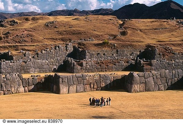 Inka-Ruinen von Sacsahuaman. Cuzco. Peru