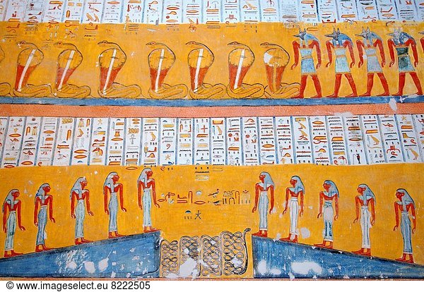 Innenaufnahme  Monarchie  Afrika  Ägypten  Grabmal