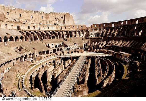 Innenraum des Kolosseum. Rom. Italien