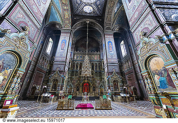 Inneres der Jelez-Kathedrale  Jelez  Gebiet Lipezk  Russland  Eurasien