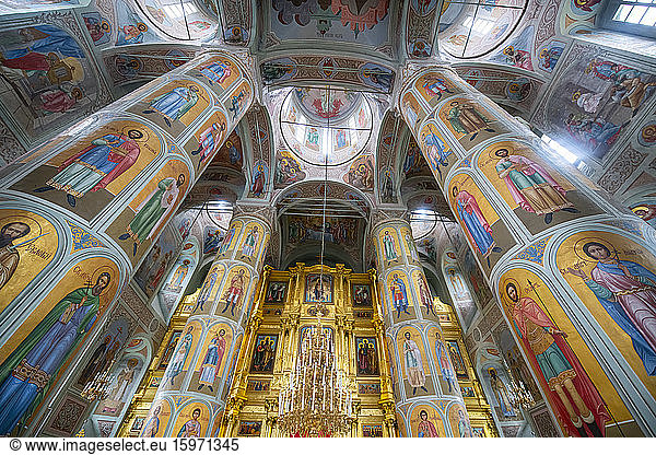 Inneres der Kathedrale von Kolomna  Gebiet Moskau  Russland  Eurasien