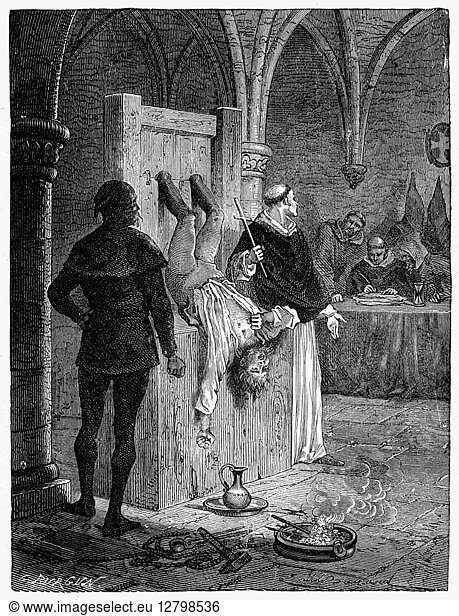 INQUISITION: TORTURE. Torture performed by the Spanish Inquisition in ...