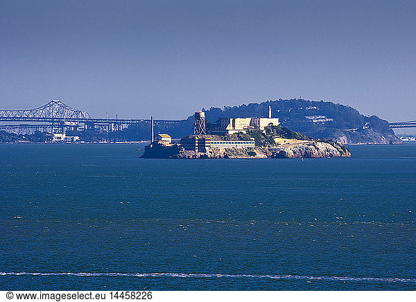 Insel Alcatraz in der Bucht von San Francisco