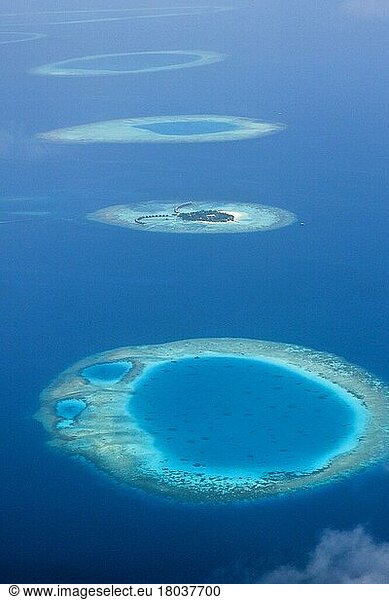 Insel Thulhaagiri  Nord-Male-Atoll  Malediven  Asien