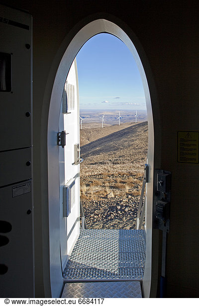 Inside Wind Turbine