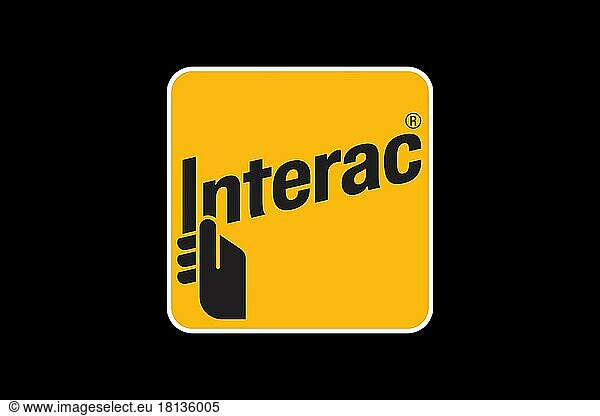 Interac  Logo  Schwarzer Hintergrund