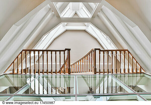 Interior of a spacious room in a luxury house
