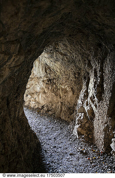 Interior of cave along Rilke Trail