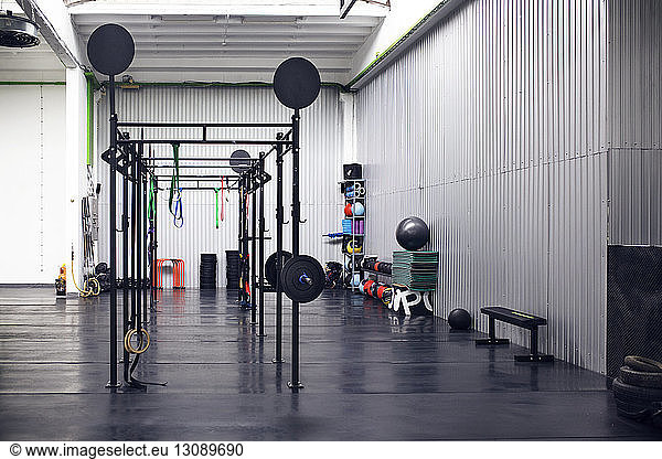 Interior of cross training gym