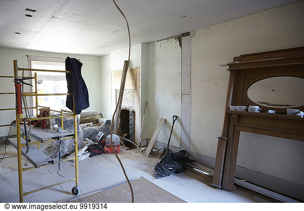 Interior of Home Under Renovation