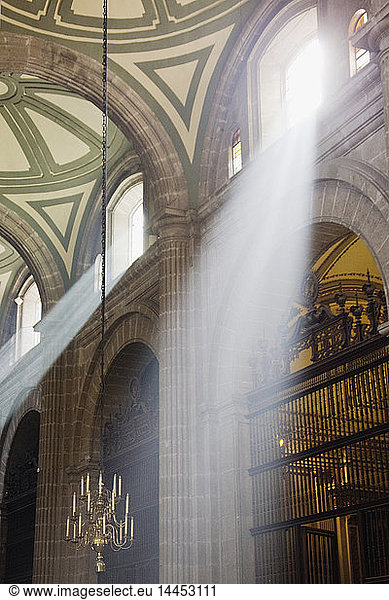 Interior of Mexico City Metropolitan Cathedral