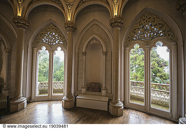 Interior of Monserrate Palace.