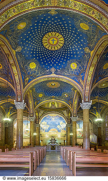 Interior of the Church of All Nations  Jerusalem