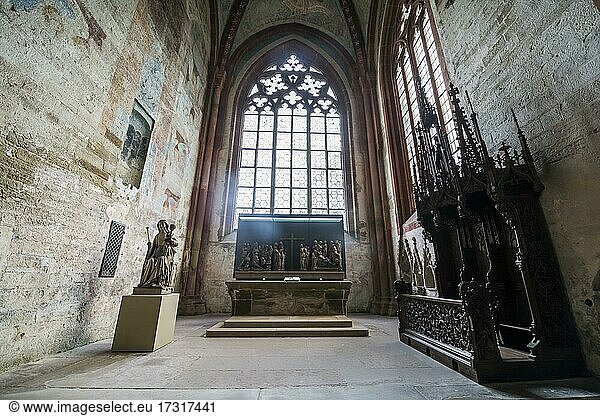 Interior of the Unesco world heritage site Maulbronn Monastery  Baden Wuerttemberg  Germany  Europe