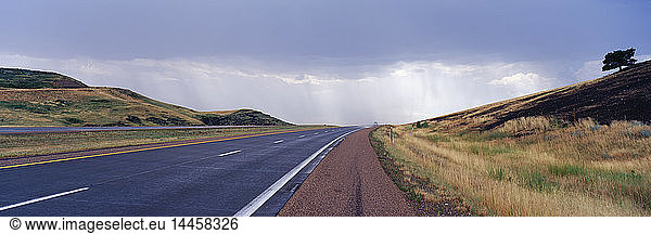 Interstate Highway near Badlands National Park