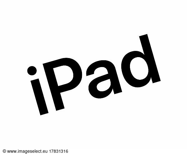 IPad 2017  gedrehtes Logo  Weißer Hintergrund