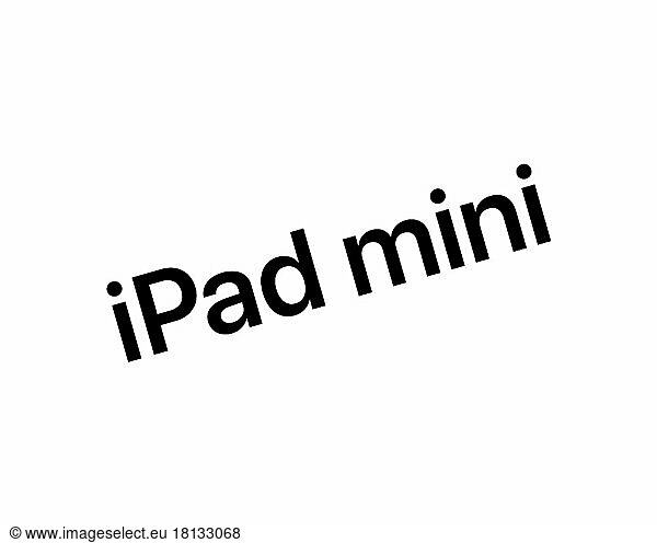 IPad Mini 5th generation  gedrehtes Logo  Weißer Hintergrund