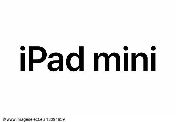 IPad Mini 5th generation  Logo  Weißer Hintergrund