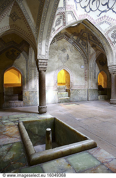 Iran  Fars Province  Shiraz  Vakil Bathhouse interior