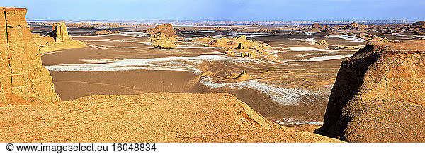 Iran  Panorama der Wüste Lut