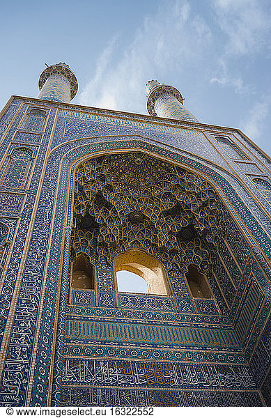 Iran  Yazd  entrance of Jameh Mosque