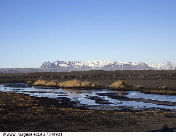 Island  Blick auf die Jokulsarlon Gletscherlagune bei Vatnajokull Nationalpark