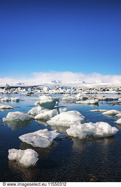 Island  Vatnajoekull Nationalpark  Jokulsarlon Eislagune