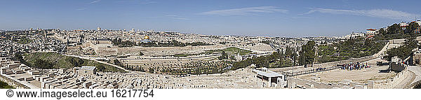 Israel  Jerusalem  Blick auf den Berg Olivet