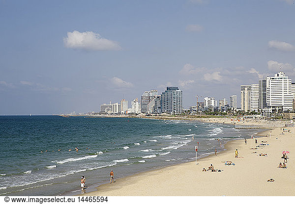 Israel  Tel Aviv  Stadtstrand