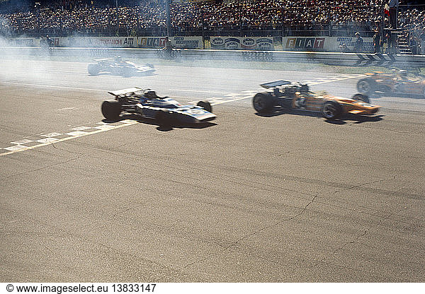 Italian GP  Monza  6th September 1970. Start.