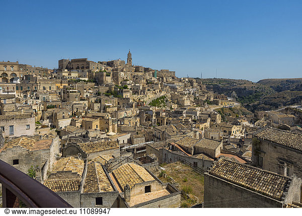 Italien, Basilikata, Matera, Stadtbild