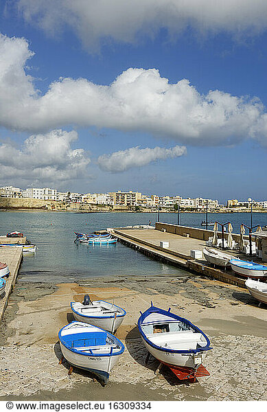 Italien  Apulien  Provinz Lecce  Otranto  Hafen