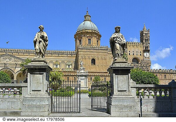 Italien  Italia  Sizilien  Palermo  Dom  Cathetrale  Dom von Palermo  Kathedrale  Kathedrale Maria Santissima Assunta  Europa