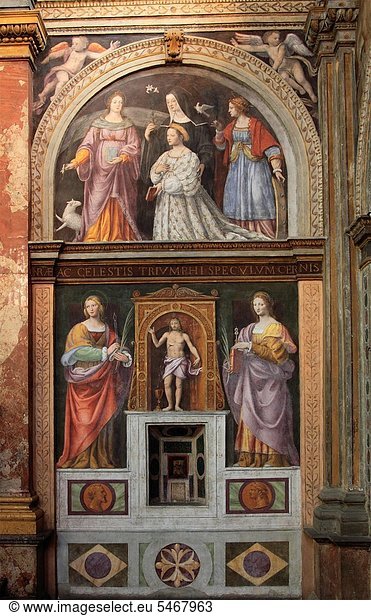 Italien  Lombardei  Mailand  Kirche San Maurizio  Innenraum