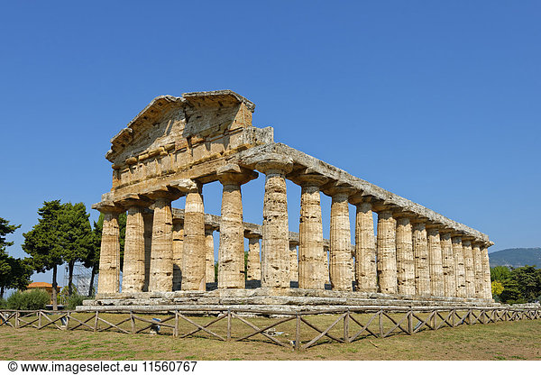 Italien  Paestum  Tempel der Athene