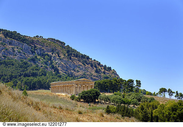 Italien  Provinz Trapani  Tempel von Segesta