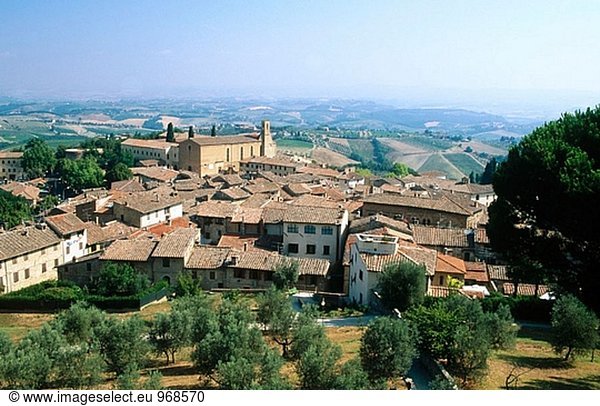 Italien San Gimignano Toskana