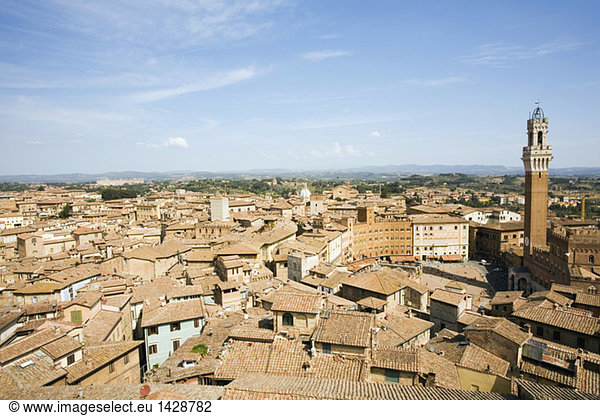 Italien Siena Rathausplatz Palazzo Publico