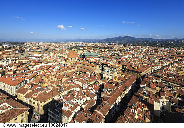 Italien  Toskana  Florenz  Stadtbild  Blick auf Cattedrale di Santa Maria del Fiore