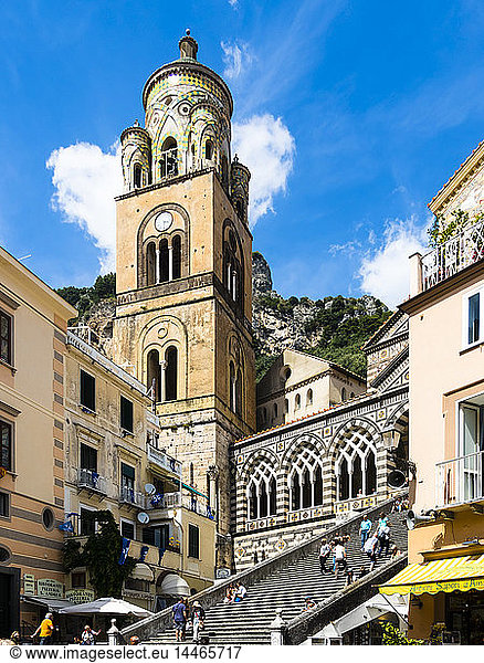 Italy  Amalfi  view to Cathedral of Sant'Andrea