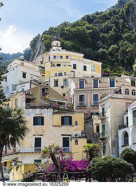 Italy  Amalfi  view to houses