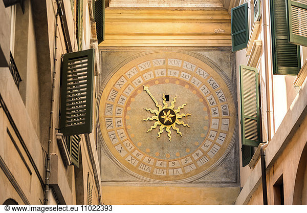 Italy  Brescia  Astronomical clock