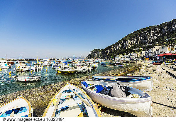 Italy  Capri  Harbour