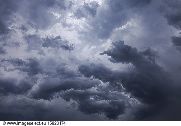Italy  Gray storm cloudscape